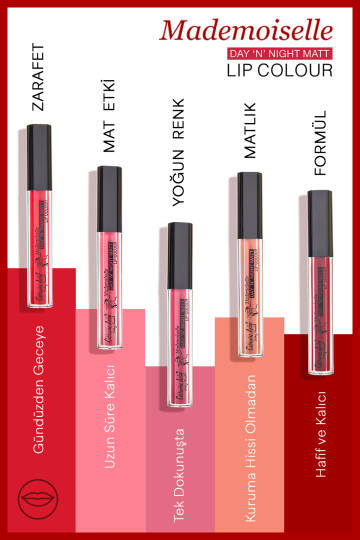 Mademoiselle Day'n'nıght Matt L.lipgloss No:28 Lipgloss Ruj - 4